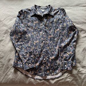 LLBean Floral Patterned Women’s Shirt